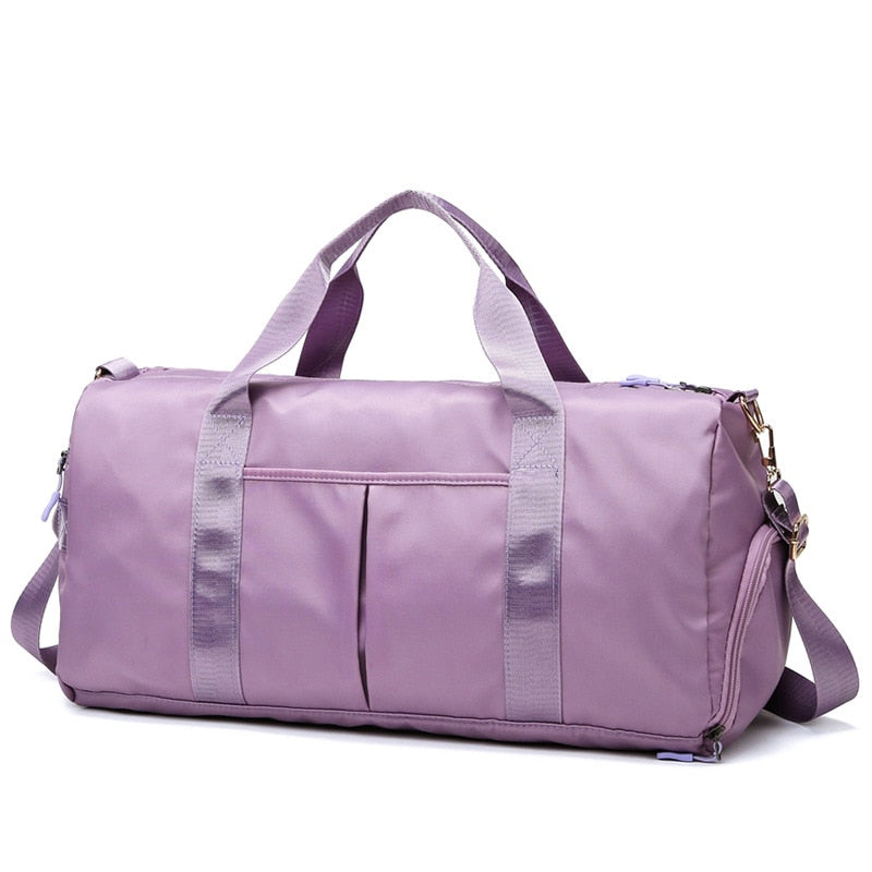 Pink Gym Bag With Shoe Compartment The Store Bags Lavender