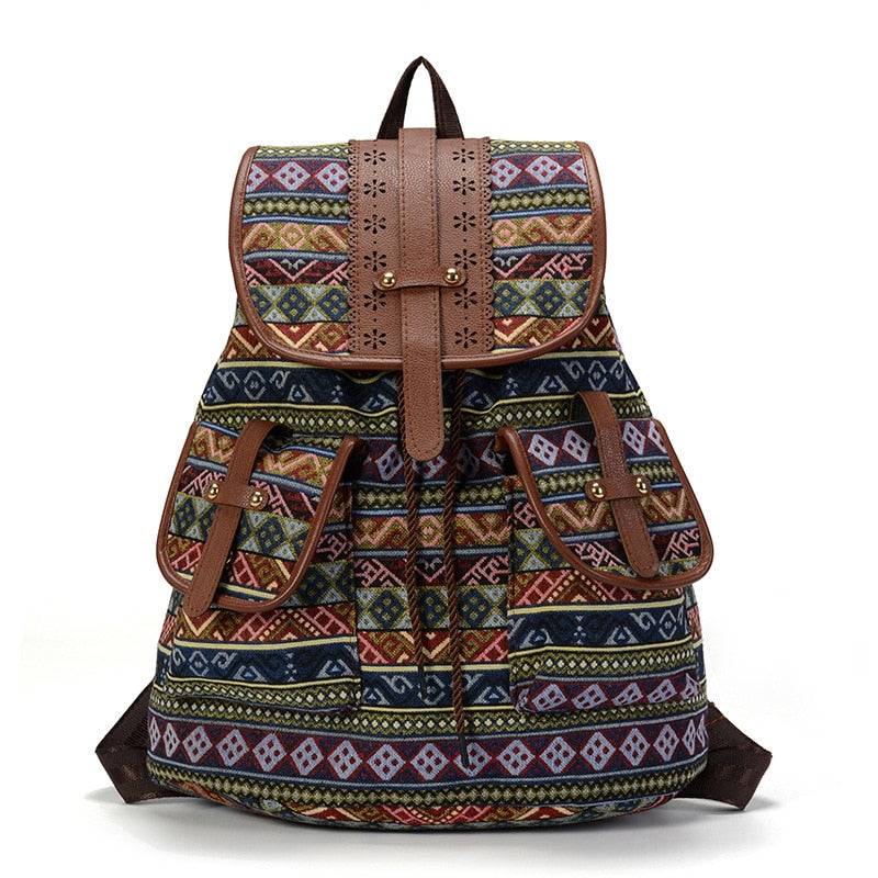 Boho Leather Backpack The Store Bags Color 01