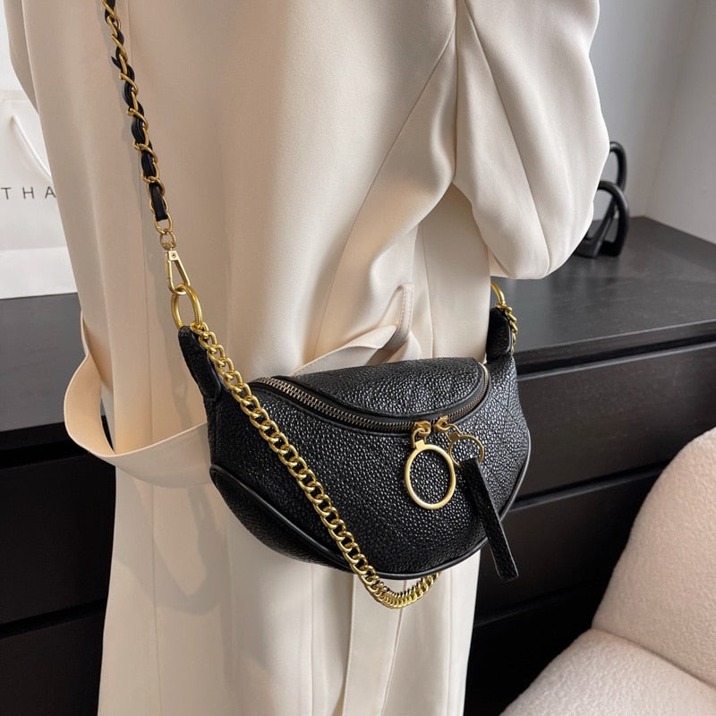 Cream Leather Fanny Pack The Store Bags 