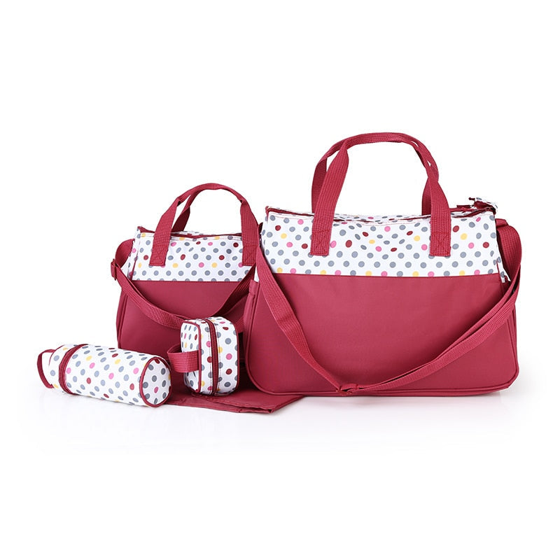 Five-piece waterproof baby bag set The Store Bags