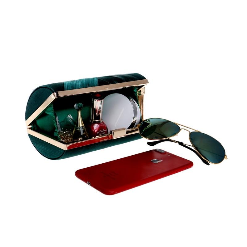 Emerald Green Satin Clutch ERIN The Store Bags