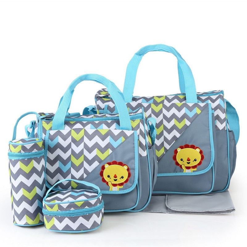 Five-piece waterproof baby bag set The Store Bags