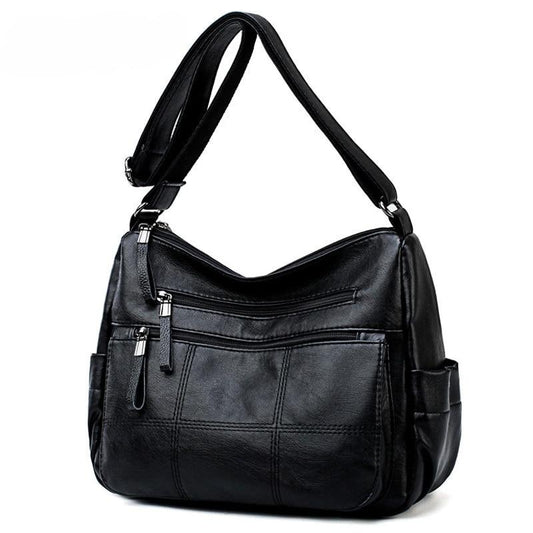 Leather Purse With Outside Pockets The Store Bags Black