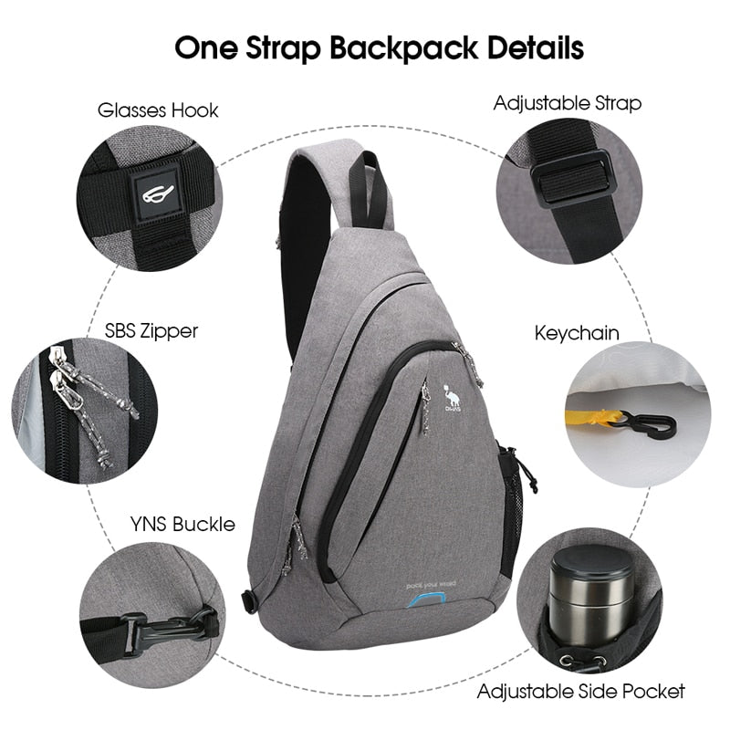 Sling Bag With USB Charging Port The Store Bags