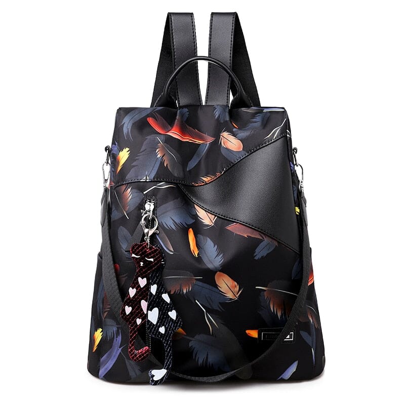 Poaba Backpack Colored Feathers The Store Bags