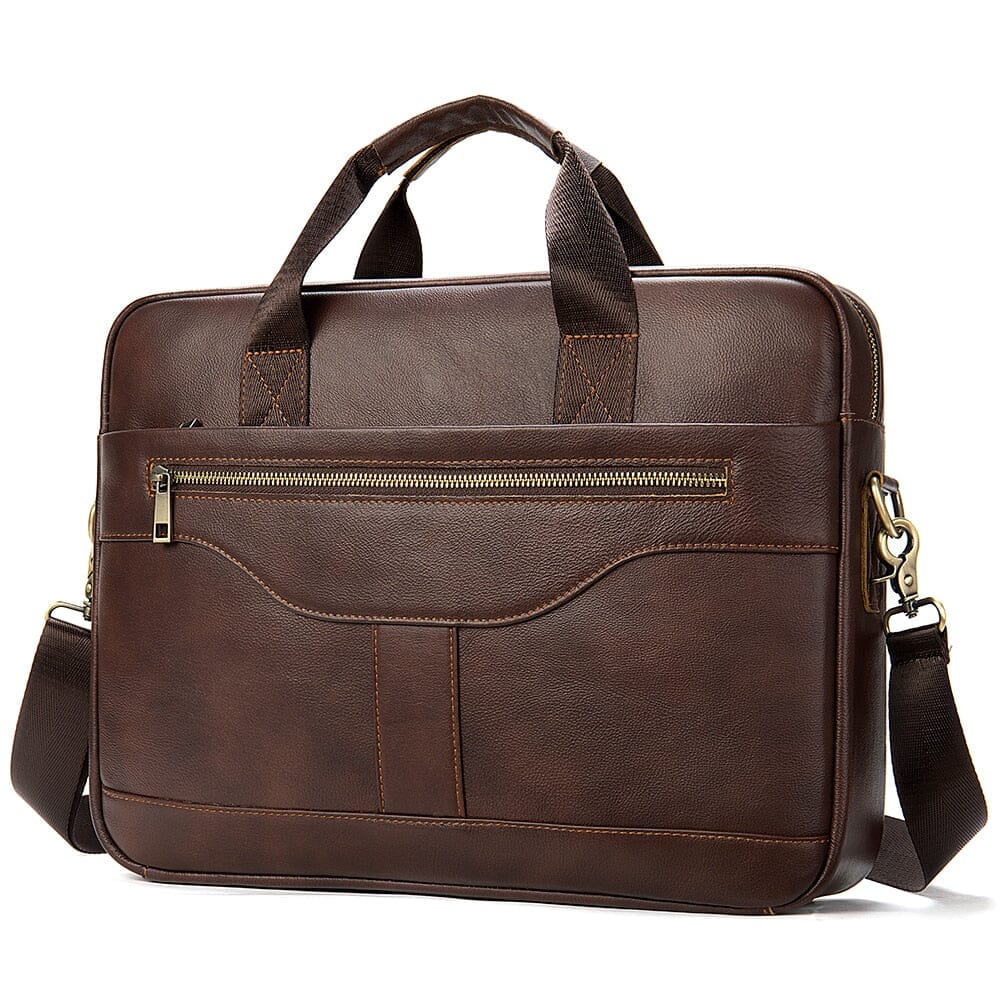 Faux Leather Laptop Bag ERIN The Store Bags Coffee