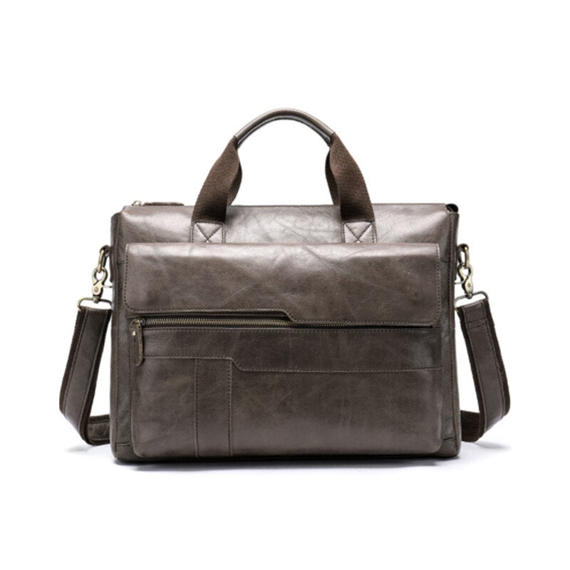 Professional Leather 2 Pocket Laptop Briefcase The Store Bags