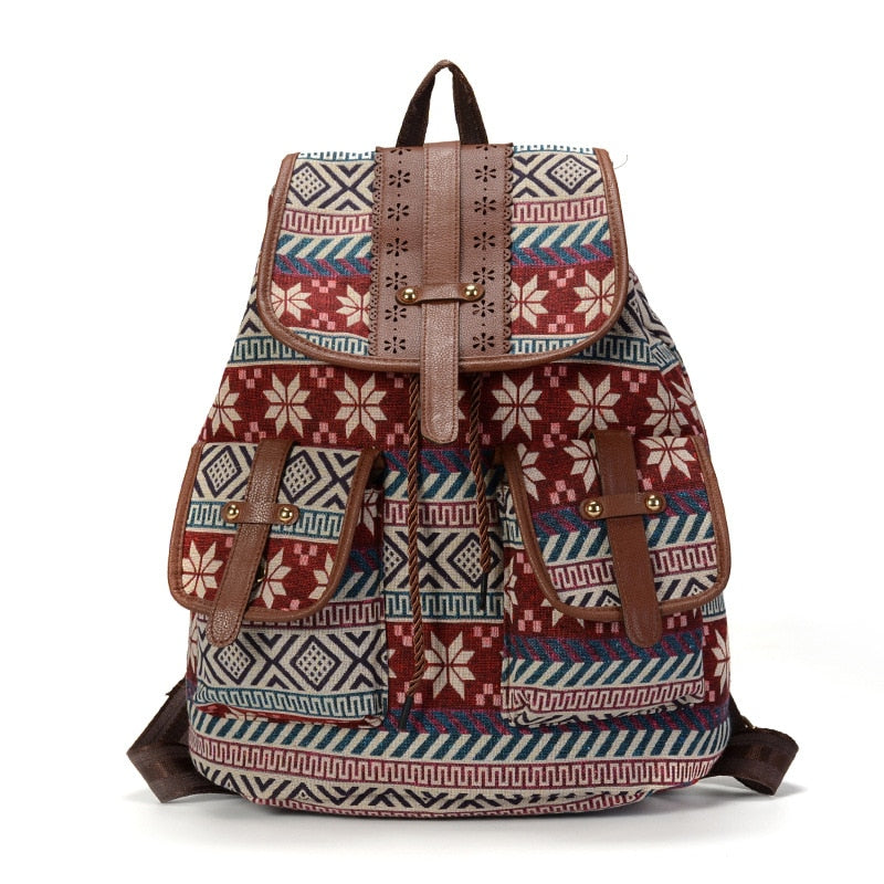 Boho Leather Backpack The Store Bags Color 03