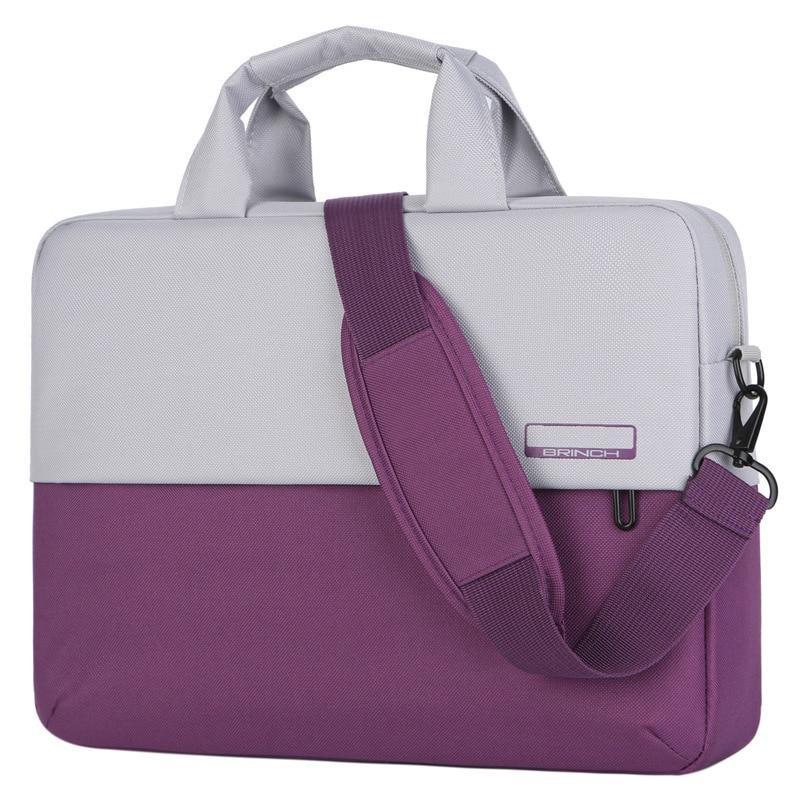 Slim Laptop Messenger Bag ERIN The Store Bags Purple Thicken