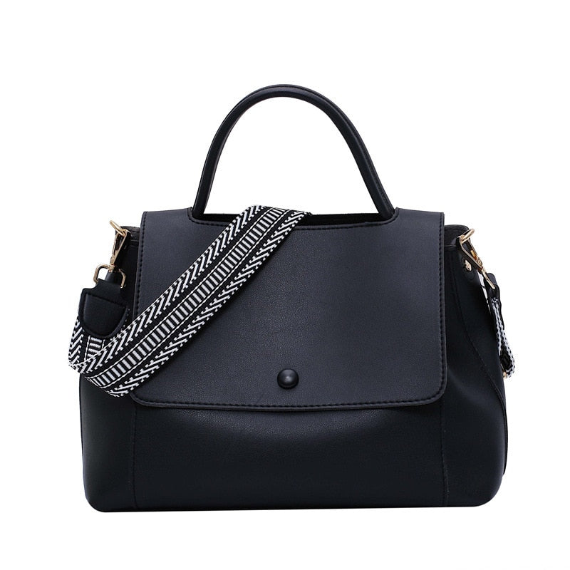 Casual PU Leather Handbag The Store Bags Black
