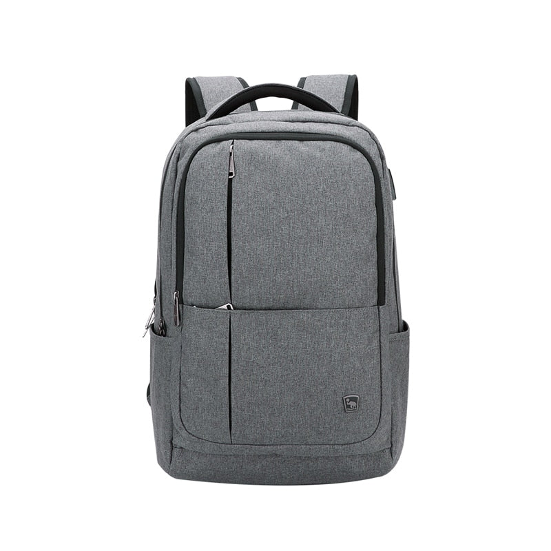16 Inch External USB Charging Backpack The Store Bags Gery