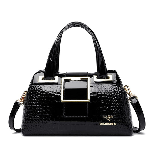 Leather Buckle Bag The Store Bags Black