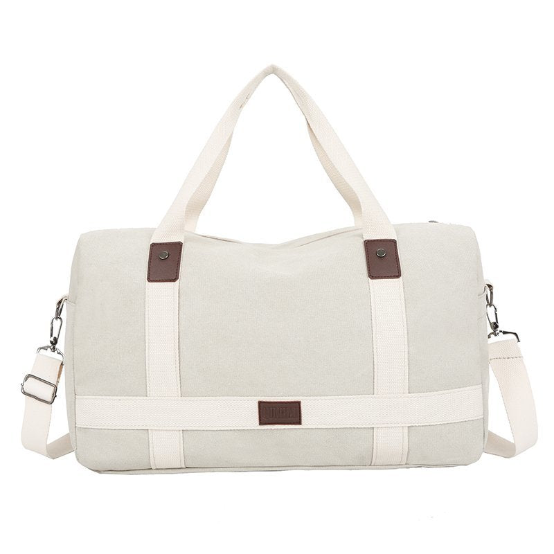 Cotton Canvas Gym Bag The Store Bags White