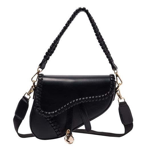 Leather Saddle Shaped Purse The Store Bags Black 