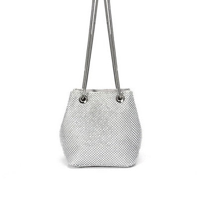 Rhinestone Bucket Bag The Store Bags Silver