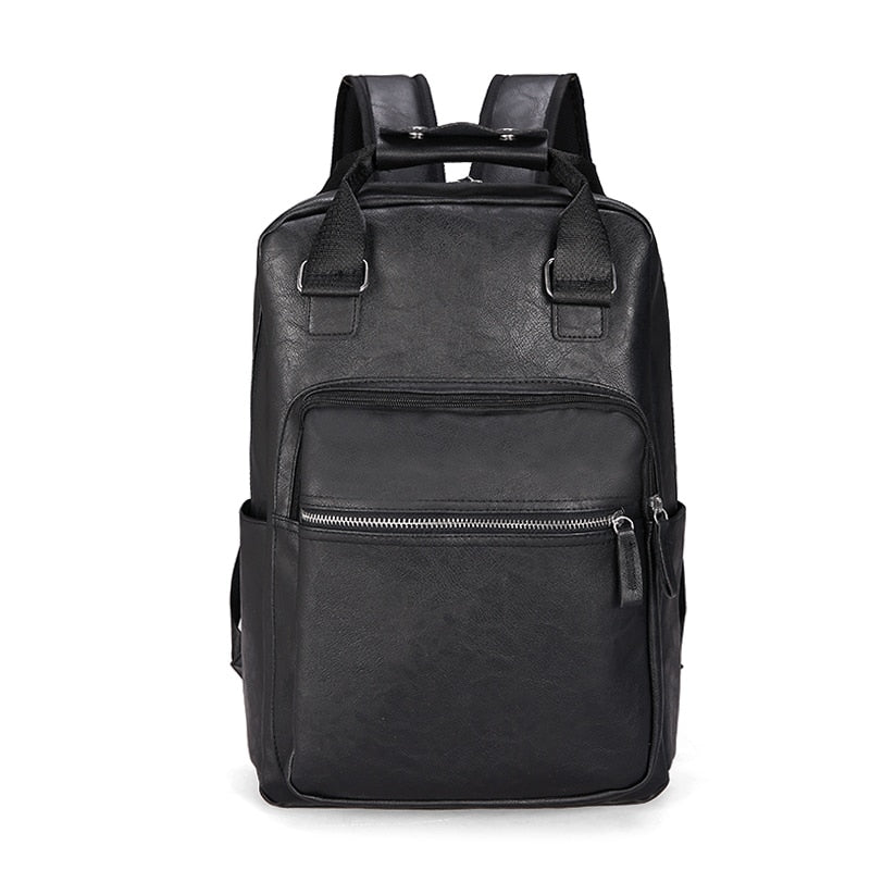 Faux Leather Backpack Men's ERIN The Store Bags Black