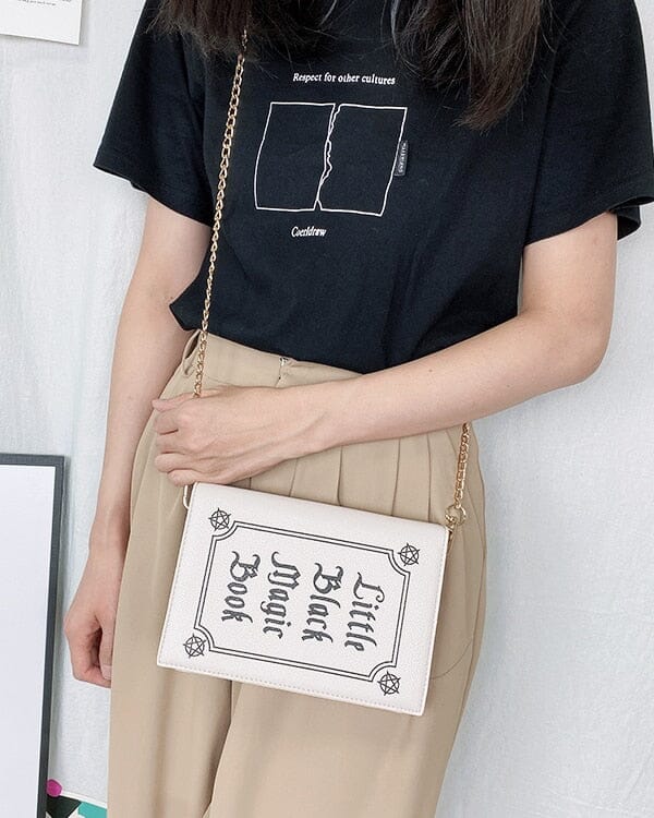Little Black Magic Book Purse The Store Bags