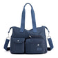 Large Nylon Tote Bag With Zipper The Store Bags Deep Blue 