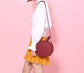 Leather Round Red Purse The Store Bags 