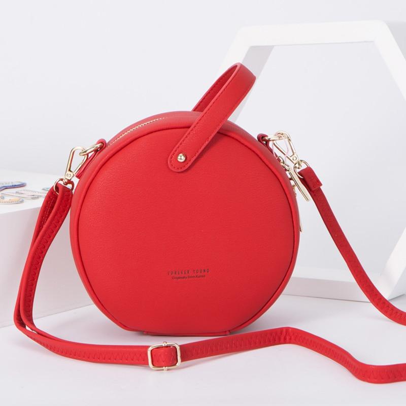 Round Red Purse ERIN The Store Bags Red 