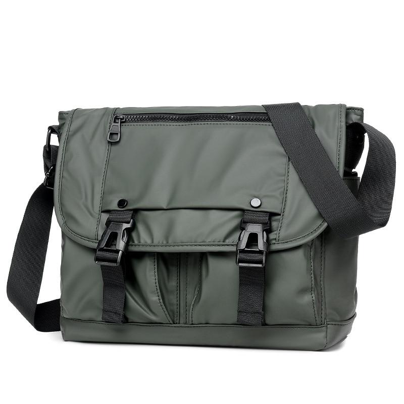Men's Nylon Crossbody Bag ERIN The Store Bags Green