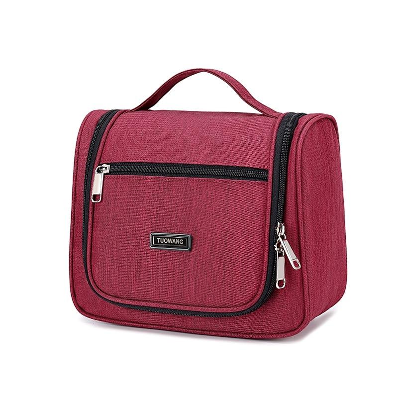 Waterproof Hanging Travel Toiletry Bag REWAN The Store Bags Burgundy 