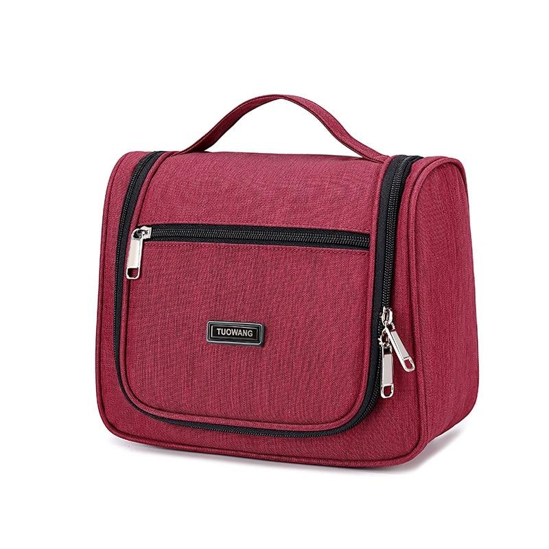 Waterproof Hanging Travel Toiletry Bag REWAN The Store Bags Burgundy