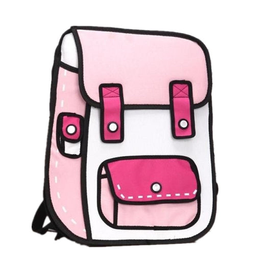 2d Cartoon Backpack The Store Bags Big Size Red 