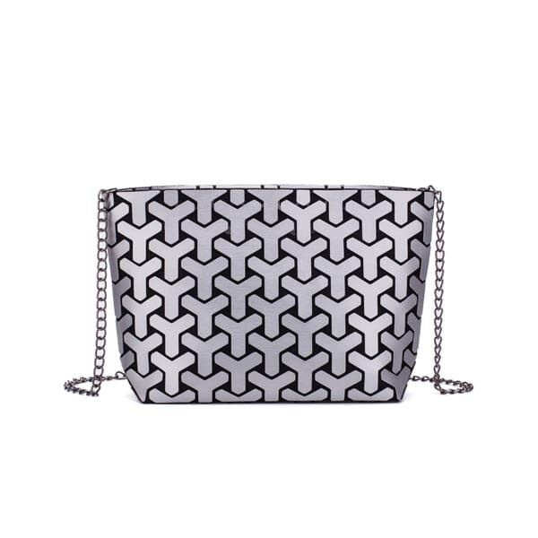 Geometric Holographic Purse The Store Bags sliver