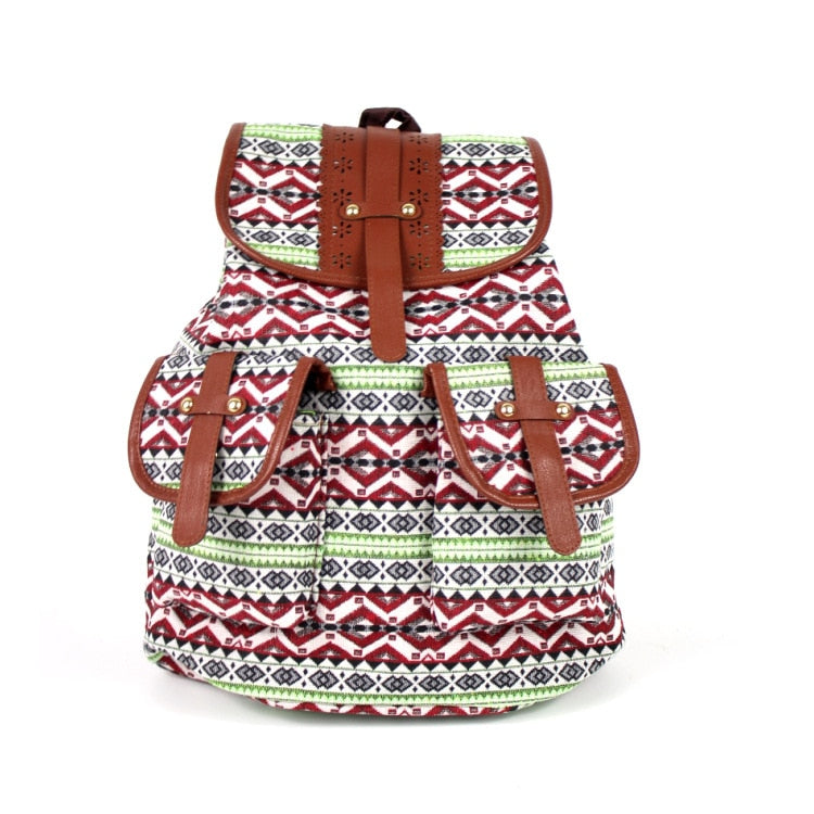 Boho Leather Backpack The Store Bags Color 05