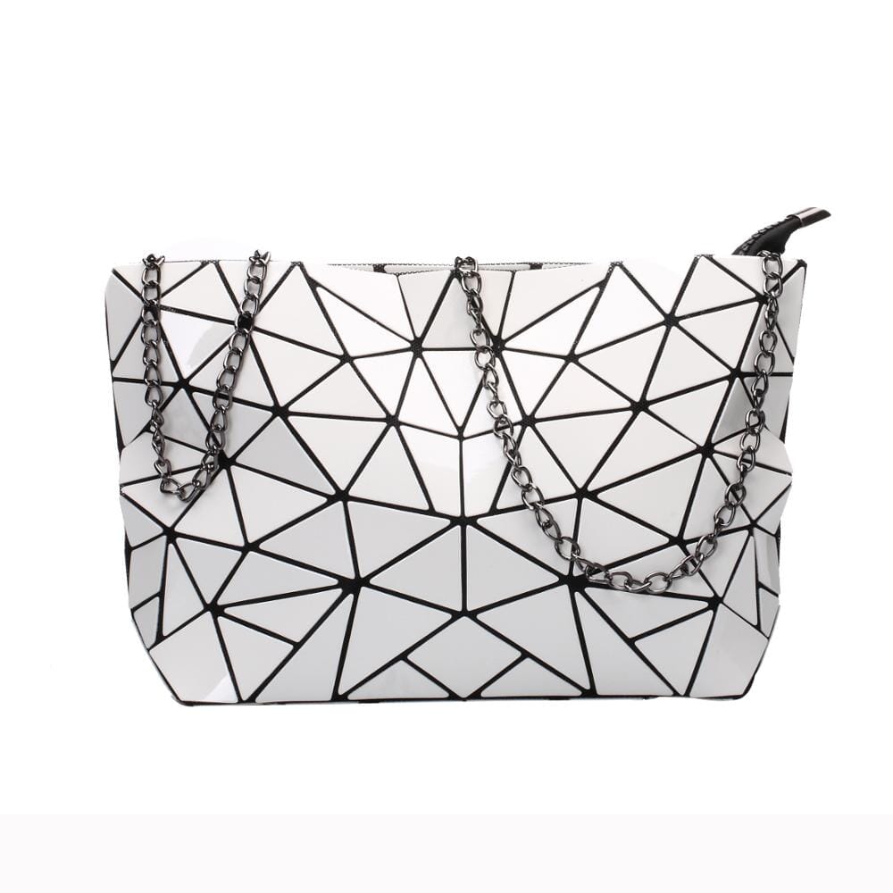 Geometric Purse The Store Bags white