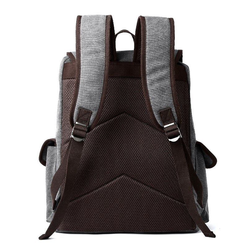 Gray Canvas Backpack ERIN The Store Bags
