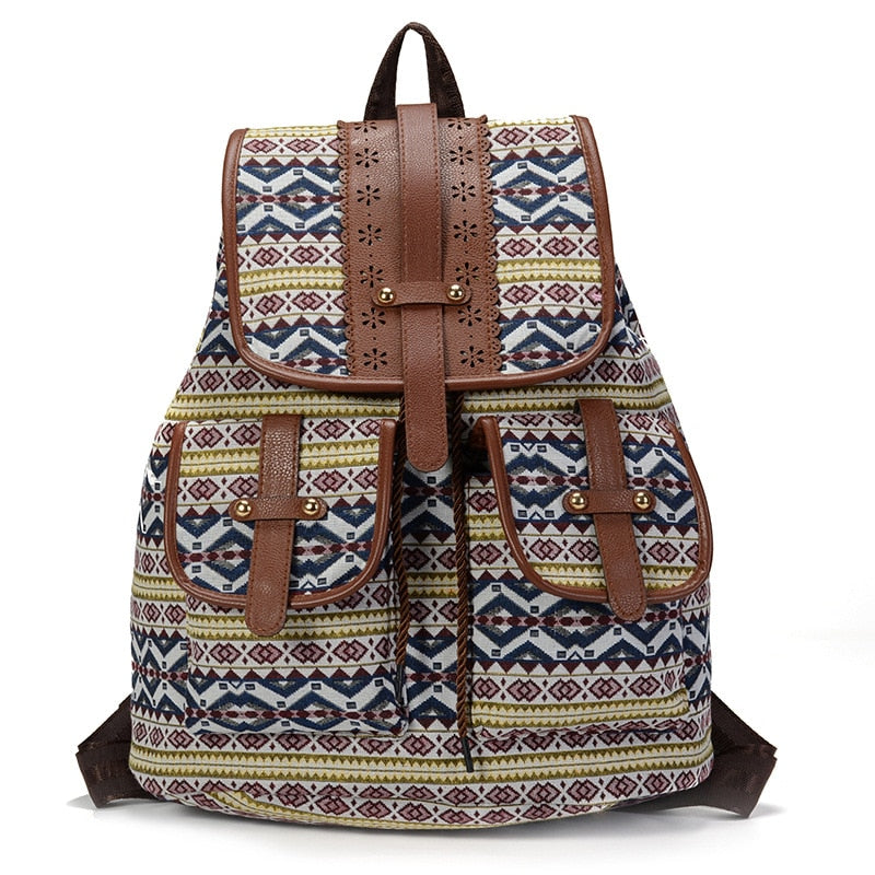 Boho Leather Backpack The Store Bags