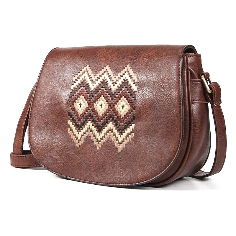 Bohemian Leather Purse The Store Bags dark brown