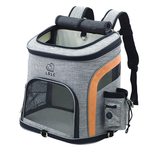 Large Window Pet Carrier Backpack The Store Bags gray orange size L