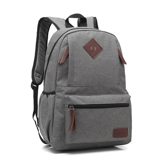 Large Capacity Multi Pocket Waterproof Backpack The Store Bags Light Gray