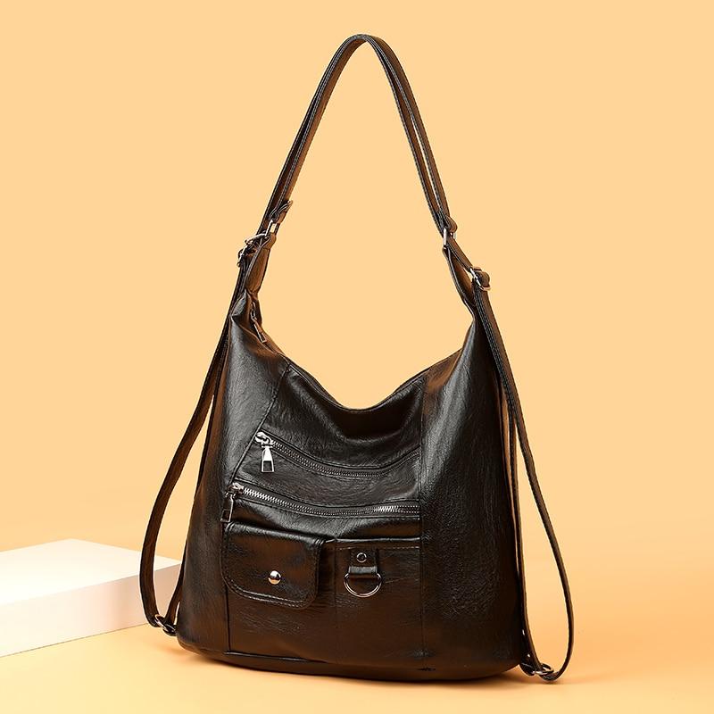 Slouchy Leather Backpack Purse ERIN The Store Bags