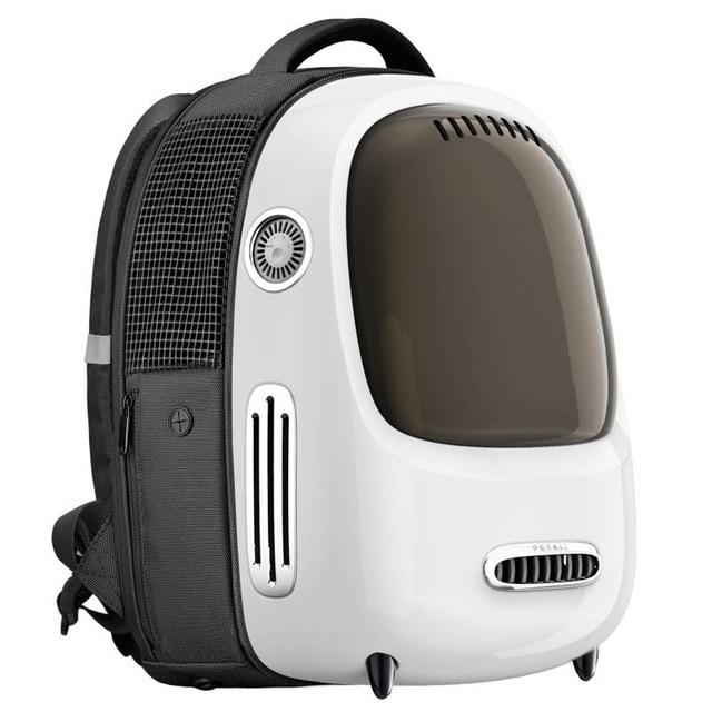 Cat Bubble Window Backpack With Light Nigh The Store Bags White