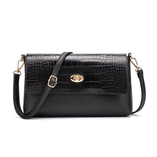 Leather Turn Lock Crossbody Purse The Store Bags