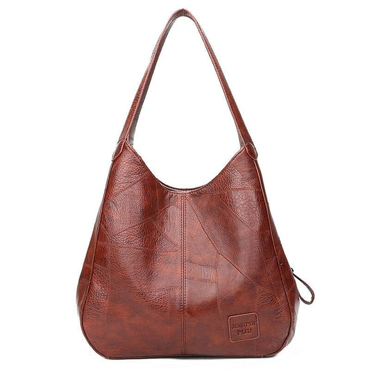 Distressed Leather Tote Bag The Store Bags Brown
