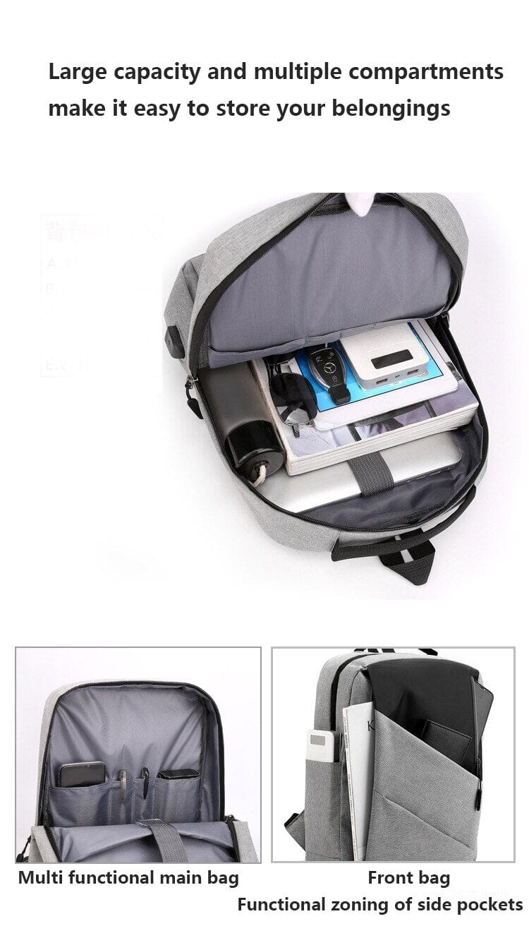 Laptop Backpack With USB Charging Port The Store Bags