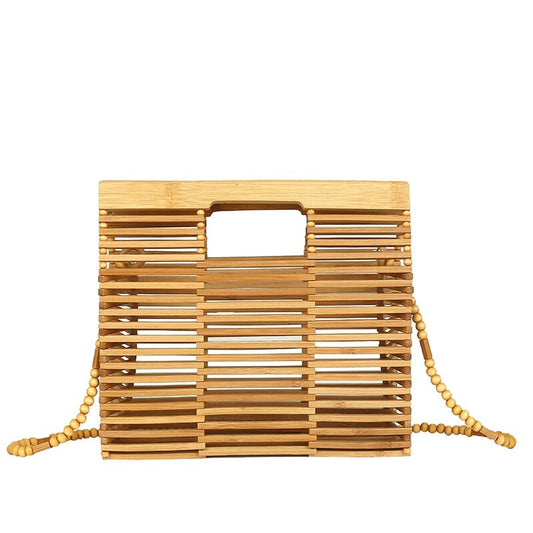 Bamboo Square Boxy Clutch Bag The Store Bags Khaki