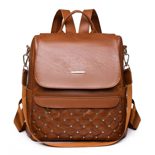 Anti Theft Backpack Purse The Store Bags Brown