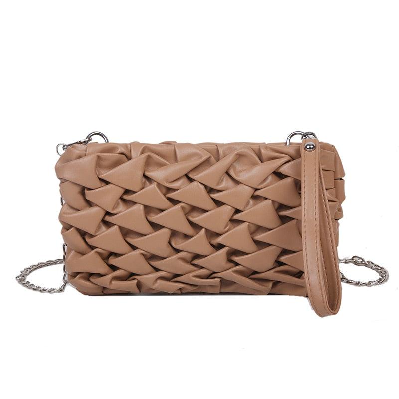 Woven Leather Purse The Store Bags Khaki 