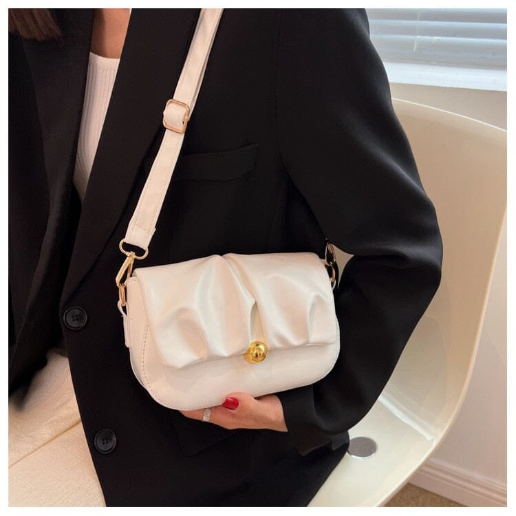 Leather Flap Over Shoulder Bag ERIN The Store Bags