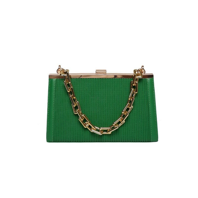 Black Clutch Bag With Chain Strap The Store Bags Green