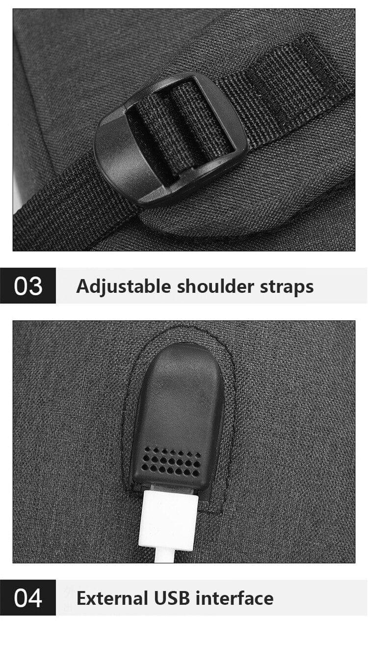 Waterproof USB Backpack The Store Bags