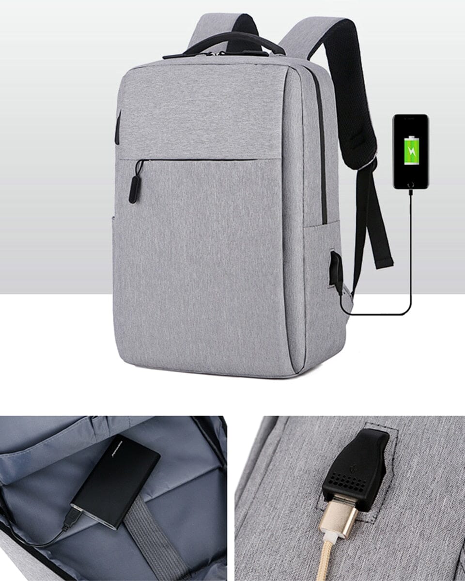 Professional Slim Laptop Backpack With USB Port The Store Bags