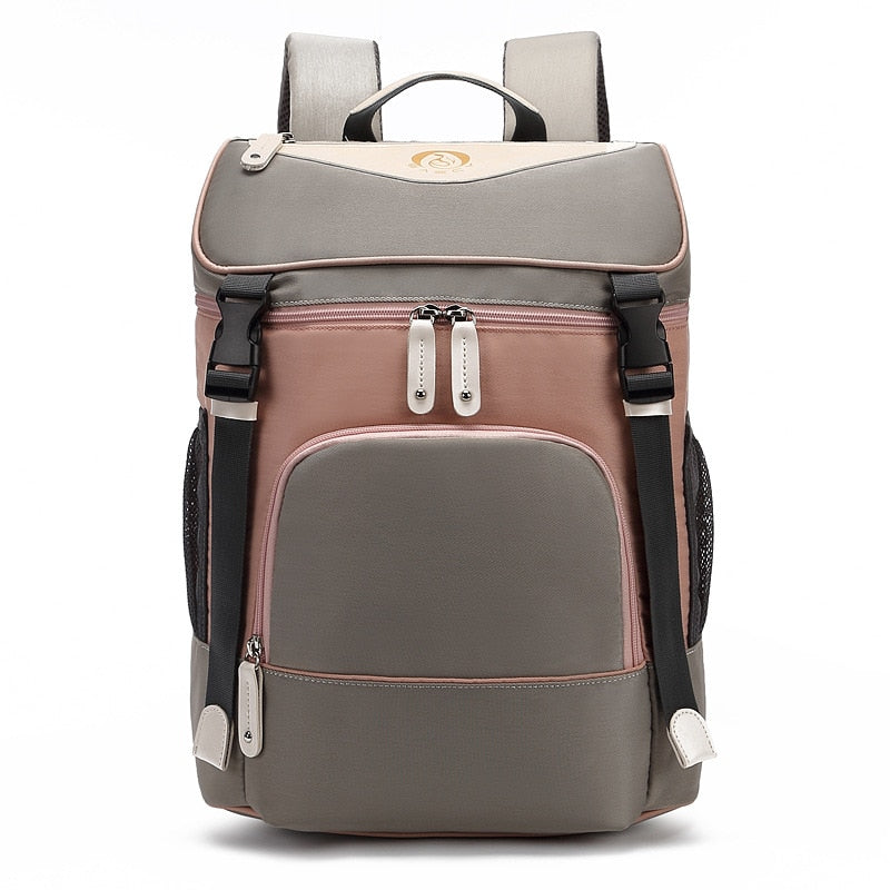 Extra Large Baby Diaper Backpack The Store Bags Gray pink