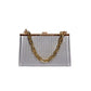 Black Clutch Bag With Chain Strap The Store Bags Silver 